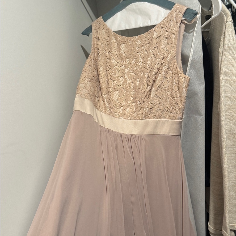 Nordstrom- Eliza J Elegant Lace and Chiffon Dress